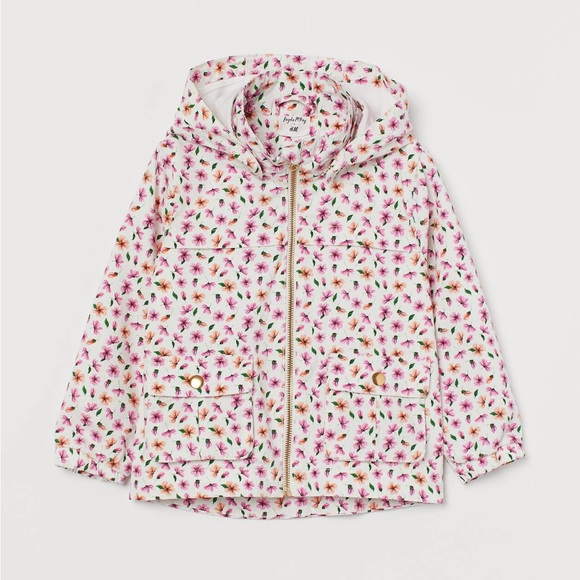 H&M Other - [Y8]ANGELA MCKAY X H&M Red FLORAL PARKA